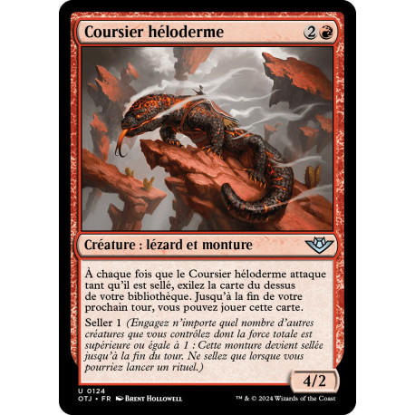 (Foil) Rouge - Coursier héloderme (U) [OTJ]