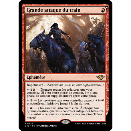 (Foil) Rouge - Grande attaque du train (R) [OTJ]