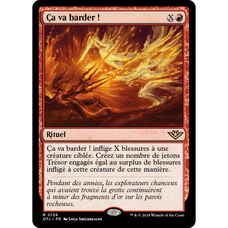 (Foil) Rouge - Ça va barder ! (R) [OTJ]