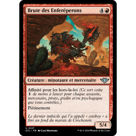 (Foil) Rouge - Brute des Enferéperons (U) [OTJ]