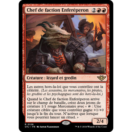 (Foil) Rouge - Chef de faction Enferéperon (R) [OTJ]