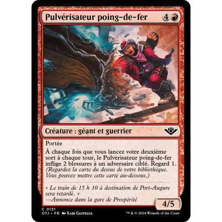 (Foil) Rouge - Pulvérisateur poing-de-fer (C) [OTJ]
