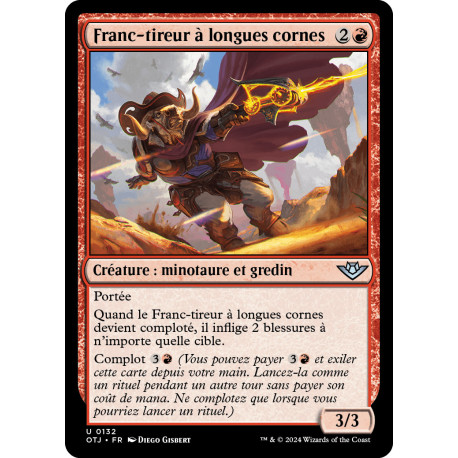(Foil) Rouge - Franc-tireur à longues cornes (U) [OTJ]