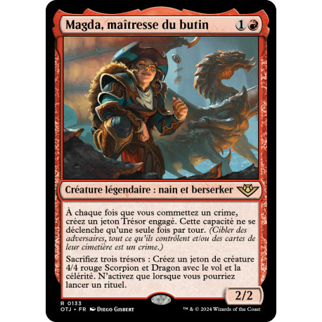 (Foil) Rouge - Magda, maîtresse du butin (R) [OTJ]