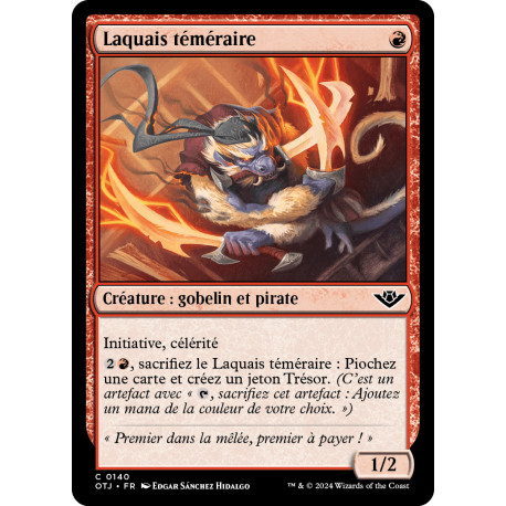 (Foil) Rouge - Laquais téméraire (C) [OTJ]