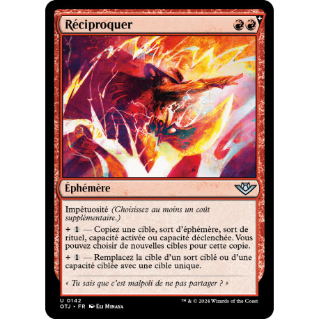 (Foil) Rouge - Réciproquer (U) [OTJ]