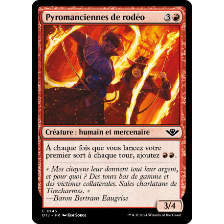 (Foil) Rouge - Pyromanciennes de rodéo (U) [OTJ]
