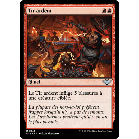 (Foil) Rouge - Tir ardent (U) [OTJ]