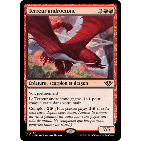 (Foil) Rouge - Terreur androctone (R) [OTJ]