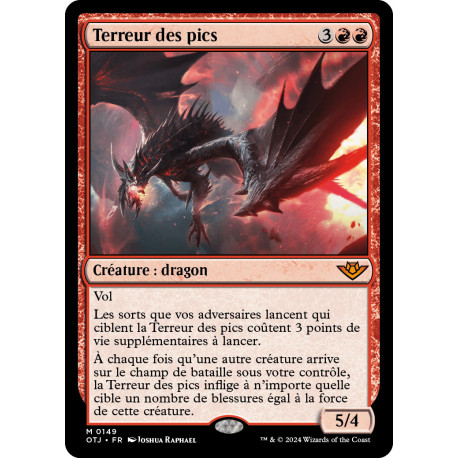 (Foil) Rouge - Terreur des pics (M) [OTJ]