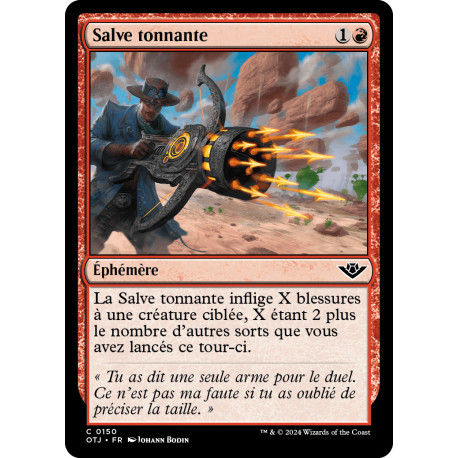 (Foil) Rouge - Salve tonnante (C) [OTJ]