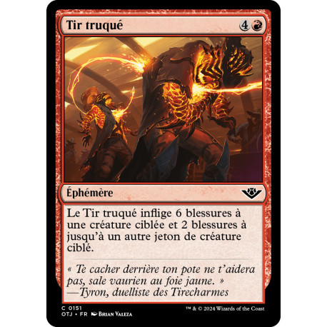 (Foil) Rouge - Tir truqué (C) [OTJ]