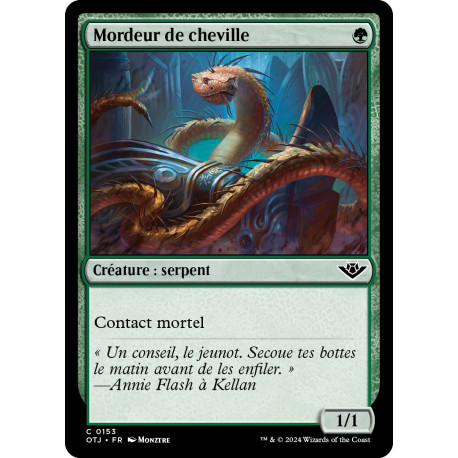 (Foil) Verte - Mordeur de cheville (C) [OTJ]