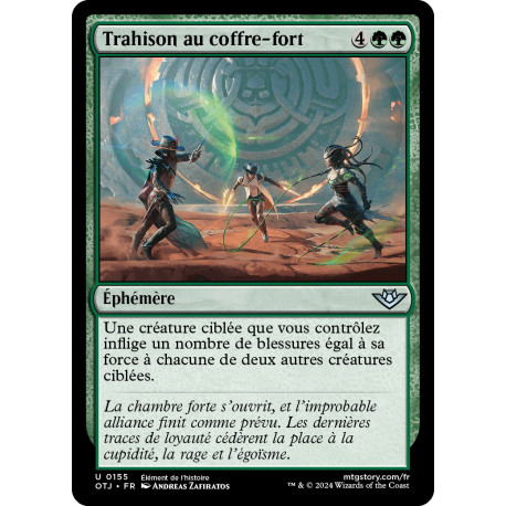 (Foil) Verte - Trahison au coffre-fort (U) [OTJ]