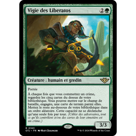 (Foil) Verte - Vigie des Liberatos (R) [OTJ]