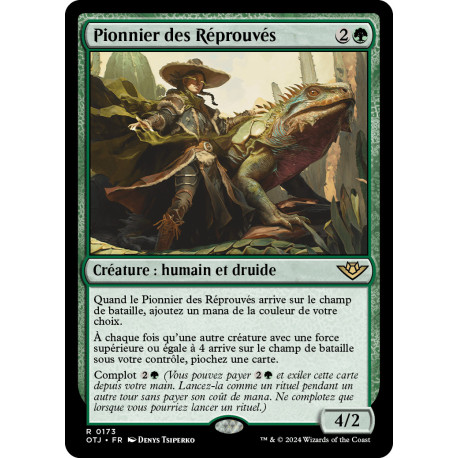 (Foil) Verte - Pionnier des Réprouvés (R) [OTJ]