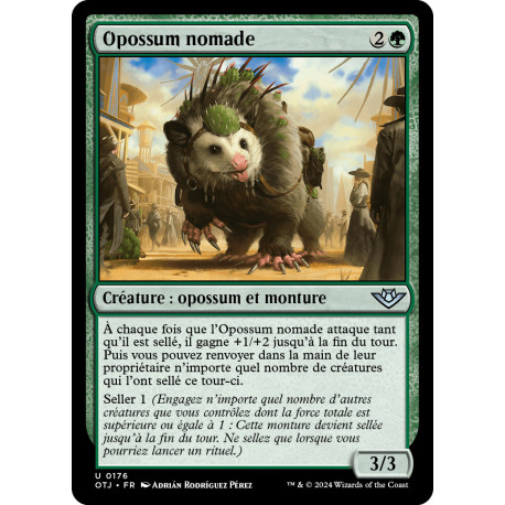 (Foil) Verte - Opossum nomade (U) [OTJ]