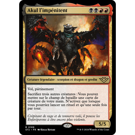 (Foil) Multicolore - Akul l'impénitent (R) [OTJ]