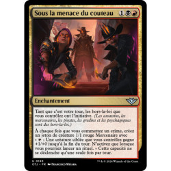 (Foil) Multicolore - Sous la menace du couteau (U) [OTJ]