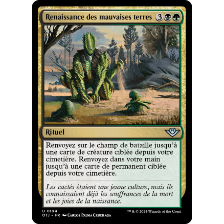 (Foil) Multicolore - Renaissance des mauvaises terres (U) [OTJ]