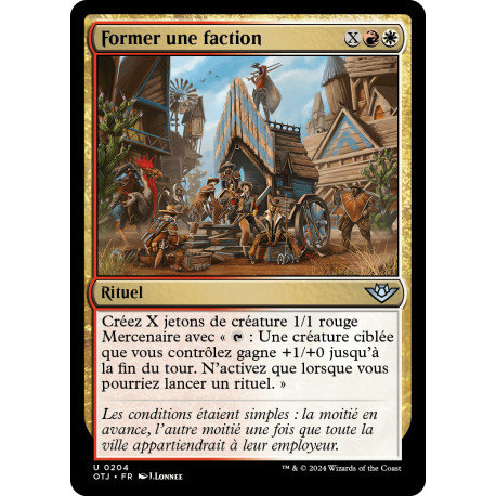 (Foil) Multicolore - Former une faction (U) [OTJ]