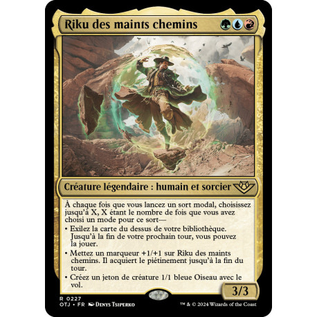 (Foil) Multicolore - Riku des maints chemins (R) [OTJ]