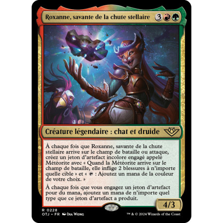 (Foil) Multicolore - Roxanne, savante de la chute stellaire (R) [OTJ]