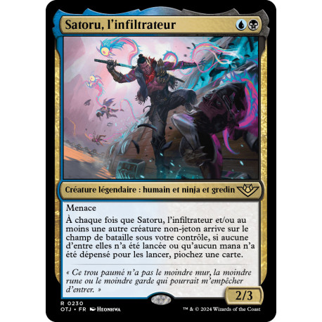 (Foil) Multicolore - Satoru, l'infiltrateur (R) [OTJ]