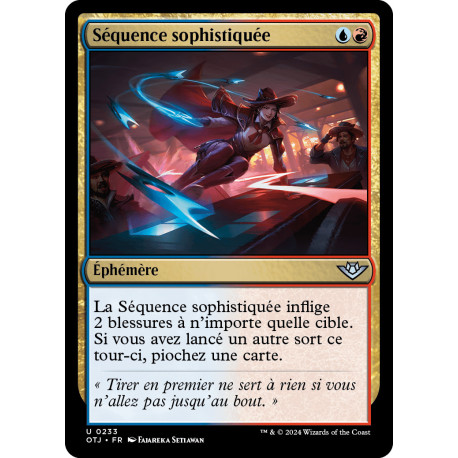 (Foil) Multicolore - Séquence sophistiquée (U) [OTJ]