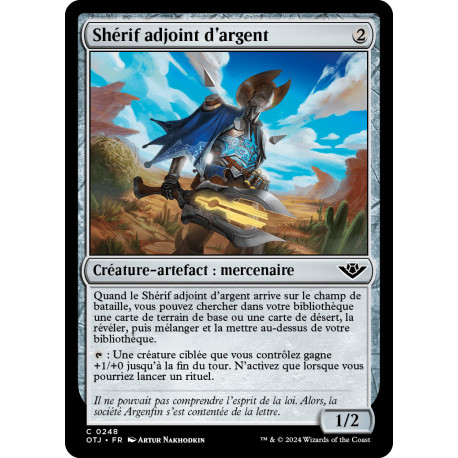 (Foil) Artefact - Shérif adjoint d'argent (C) [OTJ]