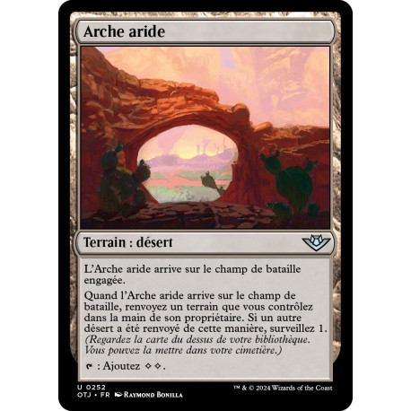 (Foil) Terrain - Arche aride (U) [OTJ]