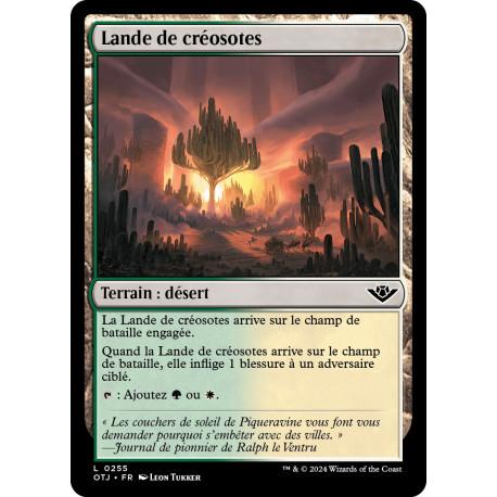 (Foil) Terrain - Lande de créosotes (L) [OTJ]