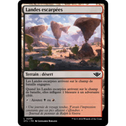 (Foil) Terrain - Landes escarpées (L) [OTJ]