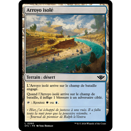 (Foil) Terrain - Arroyo isolé (L) [OTJ]