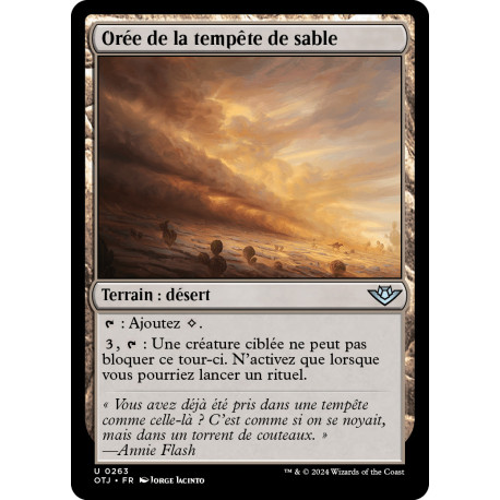 (Foil) Terrain - Orée de la tempête de sable (U) [OTJ]