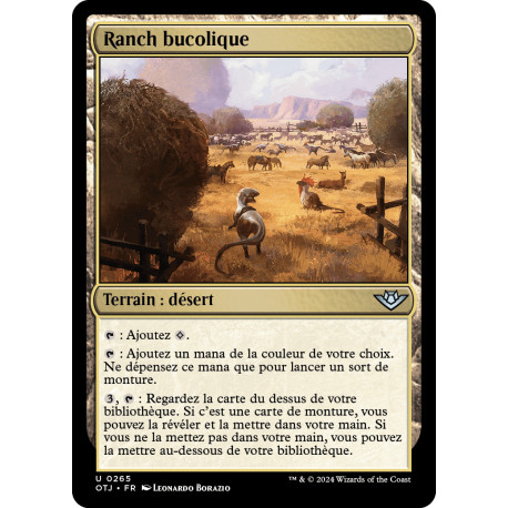 (Foil) Terrain - Ranch bucolique (U) [OTJ]