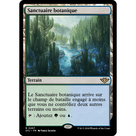 (Foil) Terrain - Sanctuaire botanique (R) [OTJ]