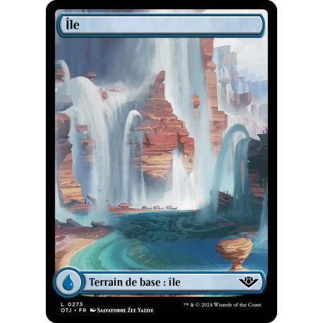 (Foil) Terrain - Île (V1) (L) [OTJ]