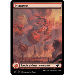 (Foil) Terrain - Montagne (V1) (L) [OTJ]