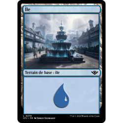 (Foil) Terrain - Île (V2) (L) [OTJ]