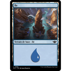 (Foil) Terrain - Île (V3) (L) [OTJ]