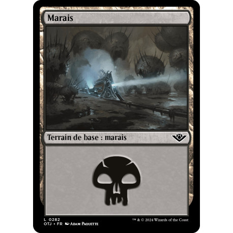 (Foil) Terrain - Marais (V3) (L) [OTJ]