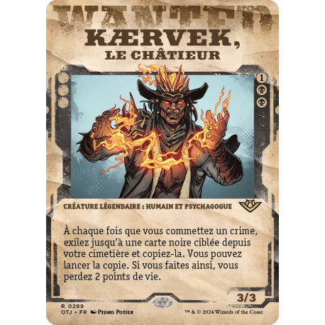 (Foil) Noire - (SC) Kaervek, le châtieur (R) [OTJ]