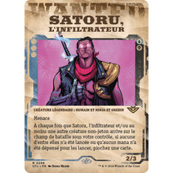 (Foil) Multicolore - (SC) Satoru, l'infiltrateur (R) [OTJ]