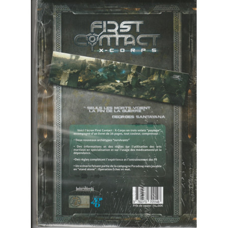 First Contact - X-Corps : Écran et Livret