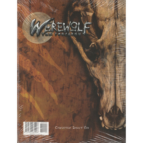 Werewolf The Forsaken : Character Sheet Pad