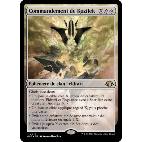(Foil) Incolore - Commandement de Kozilek (R) [MH3]