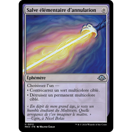 (Foil) Incolore - Salve élémentaire d'annulation (U) [MH3]