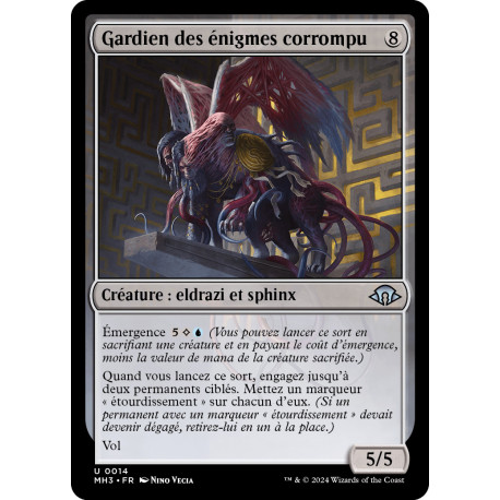 (Foil) Incolore - Gardien des énigmes corrompu (U) [MH3]