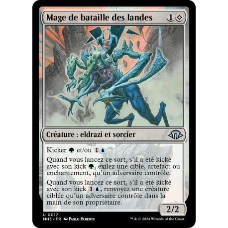 (Foil) Incolore - Mage de bataille des landes (U) [MH3]